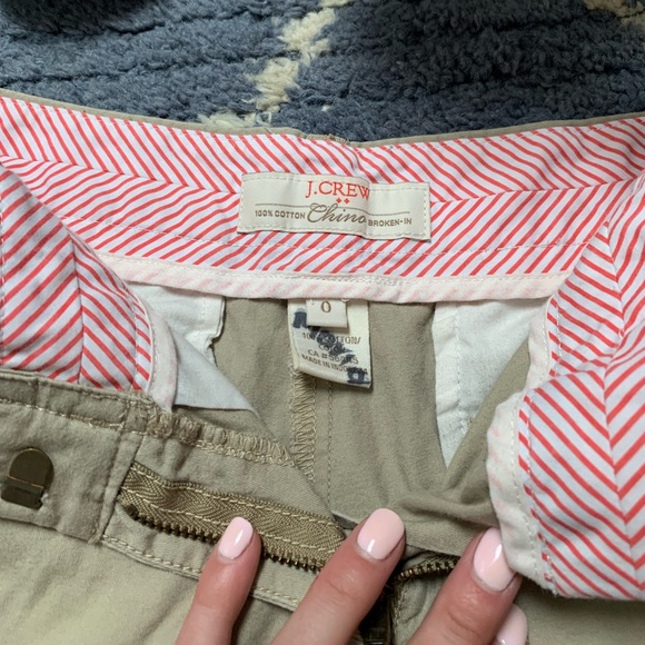 Khaki J Crew Chino Shorts - Picture 2 of 3